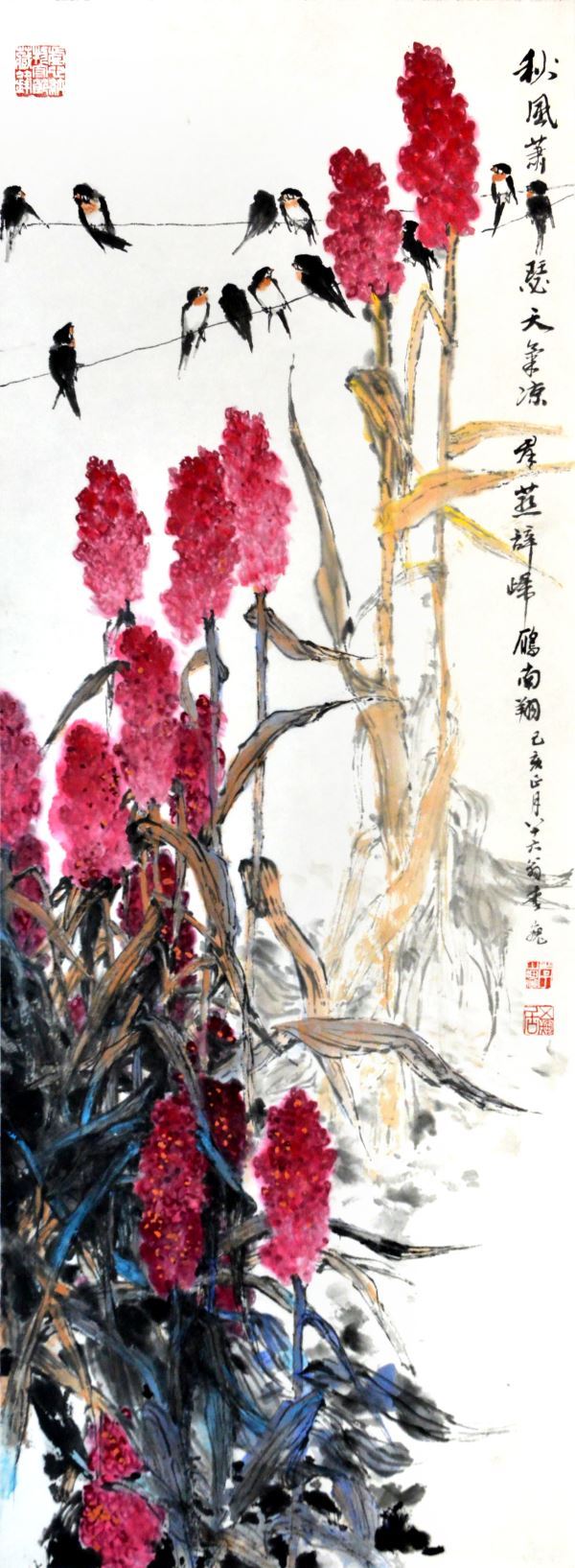 中国画大家李巍作品赏析