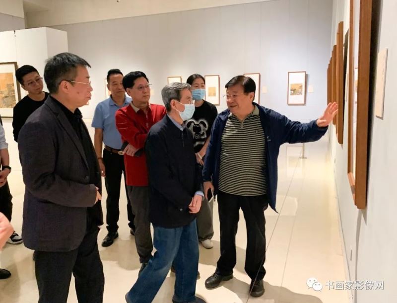 “诗与远方一一旭宇文人山水画展”在石家庄市美术馆隆重开幕